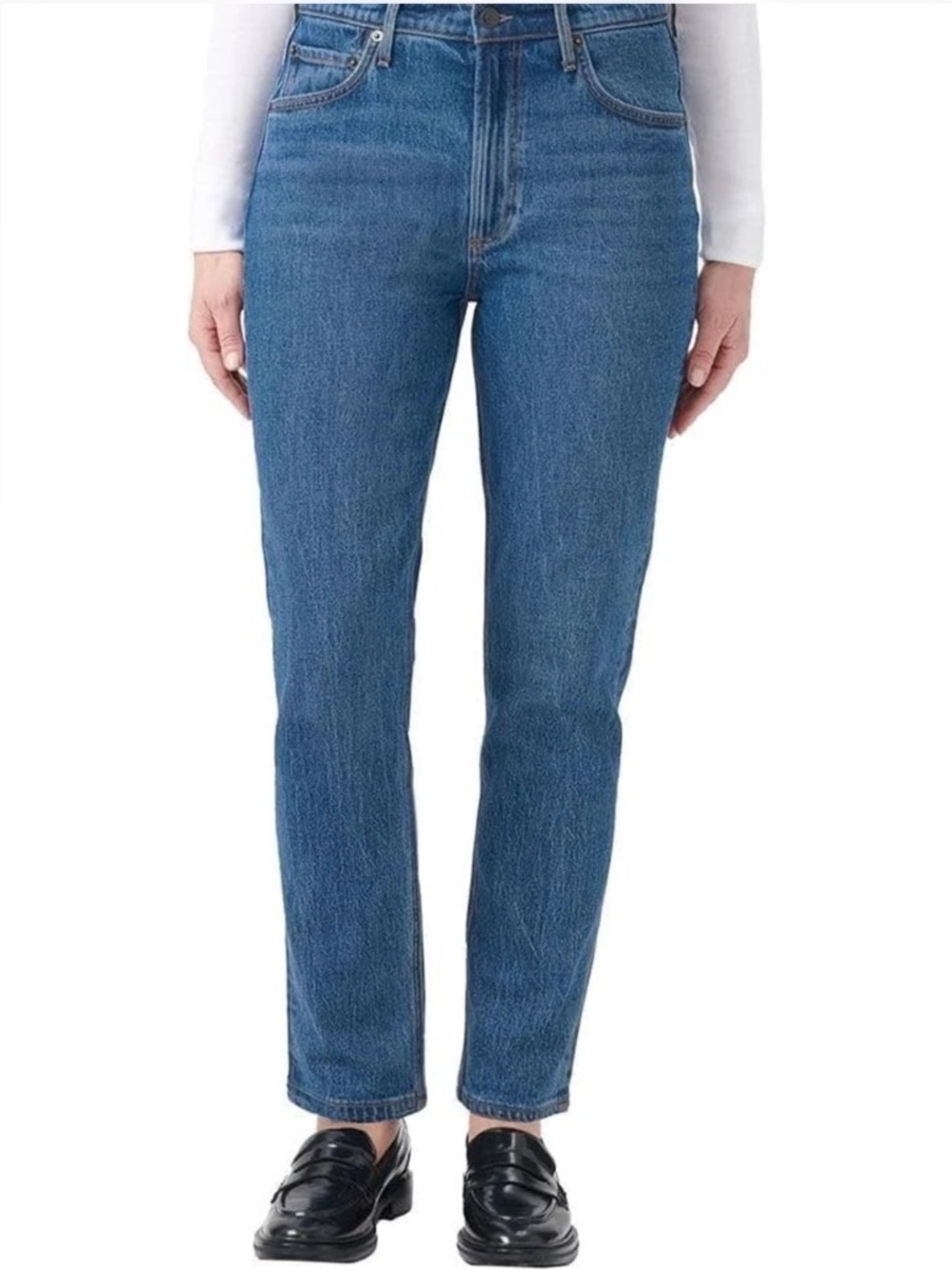 Kirkland Signature Women's High-Rise Straight Leg Jean